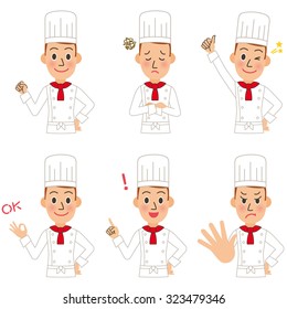 Cook Pose Stock Vector (Royalty Free) 323479346 | Shutterstock