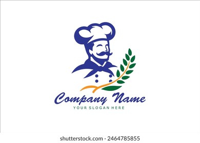 cook and restaurant logo designs. Chef hats drawings. Food, cafe, fastfood and restaurant logo designs. Logo design vectors. Chef hats vector illustrations.