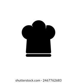 cook and restaurant logo designs. Simple design. Black color. Vector illustration.