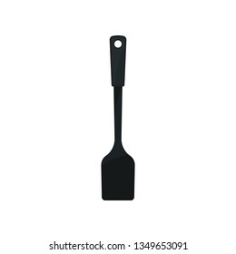 Cook spatula on white background. Kitchenware concept.