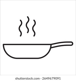 Cook stock icon outline vector