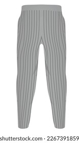 Cook striped pants. vector illustration