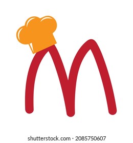 Cook Themed Letter M Design
