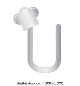 Cook Themed Letter U Design