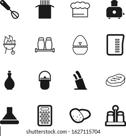 cook vector icon set such as: root, barbecue, sharp, agriculture, profession, jug, french, hood, party, camp, whip, block, beef, detail, outdoor, heat, nobody, range, potato, stainless, knife, mixer