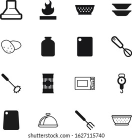 cook vector icon set such as: plastic, jar, cover, whisking, utensils, best, organic, platter, barbeque, cream, measure, circle, slice, set, can, protein, round, container, ounce, emblem, lid, hood