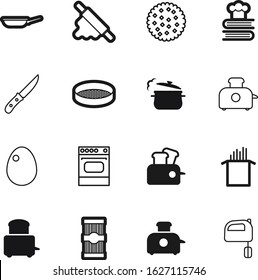 cook vector icon set such as: saucepan, rolling, chip, house, web, diet, pot, style, cookbook, sweet, red, cut, menu, plastic, organic, new, strainer, sifter, cookie, fry, steam, delicious