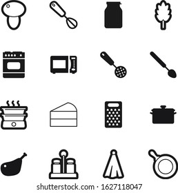 cook vector icon set such as: blender, cooked, pictogram, hotel, delicious, grater, spoon, can, linear, display, iron, business, soup, autumn, steam, boiler, jar, cereals, stainless, birthday