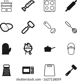 cook vector icon set such as: round, plastic, egg, boiler, baking, electrical, style, hand, vegetable, fire, blue, holder, trip, table, picnic, clip, pastry, glove, nobody, button, grill, vegetarian