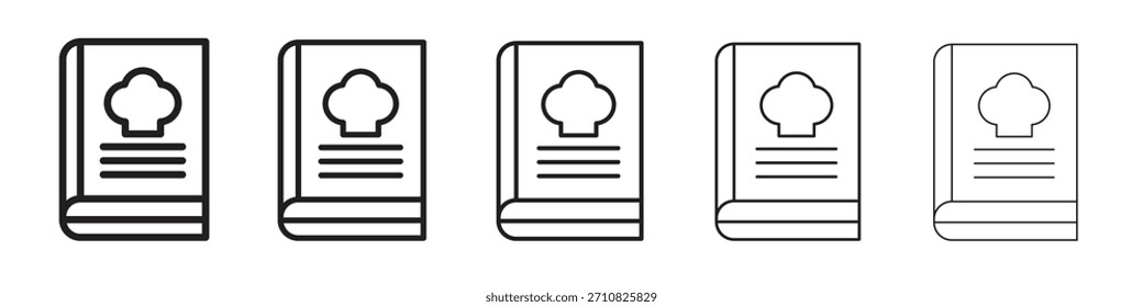 Cookbook-Icon-Design, Logo, App, UI. Vektorgrafik, EPS
