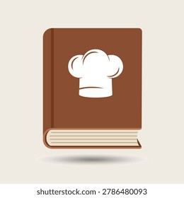 Cookbook illustration featuring recipe book culinary education and kitchen learning concept for food restaurant and cooking design projects