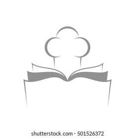 Cookbook. Logo. Vector illustration