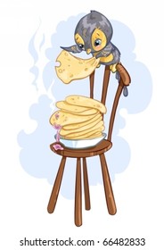 Cooked bird