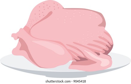 cooked chicken in a plate	