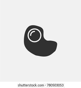 Cooked eggs icon illustration isolated vector sign symbol