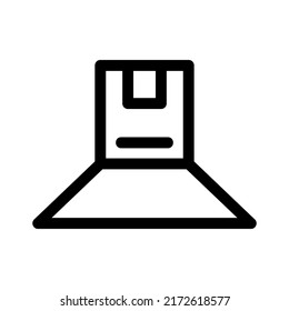 cooker hood icon or logo isolated sign symbol vector illustration - high quality black style vector icons
