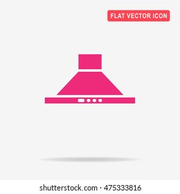 Cooker hood icon. Vector concept illustration for design.