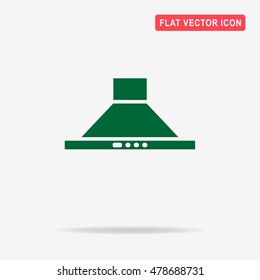 Cooker hood icon. Vector concept illustration for design.