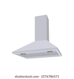 Cooker Hood, Kitchen Vector Illustration Isolated