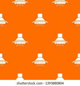 Cooker hood pattern vector orange for any web design best