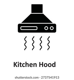 Cooker hood Vector icon which can easily modify or edit


