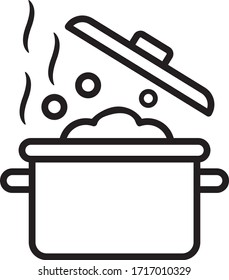 Icono de cocina, icono de cocina vectorial  