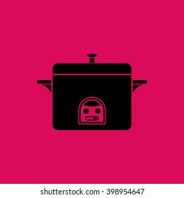 Cooker icon. Eps-10.