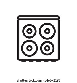 cooker icon illustration isolated vector sign symbol