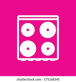 cooker icon illustration isolated vector sign symbol