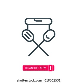 Cooker icon, vector