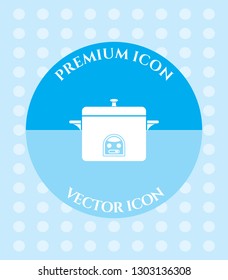 Cooker Icon for Web. Application, Software & Graphic Design.