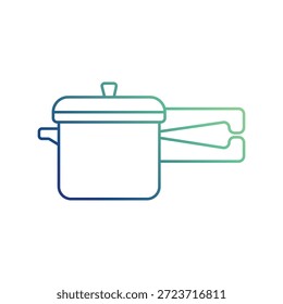 Icono de cocina con fondo blanco Vector Ilustración de stock