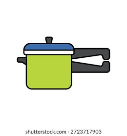 Icono de cocina con fondo blanco Vector Ilustración de stock