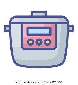 
Cooker Isolated Vector Icon fully editable 
