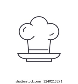 Cooker line icon concept. Cooker vector linear illustration, symbol, sign