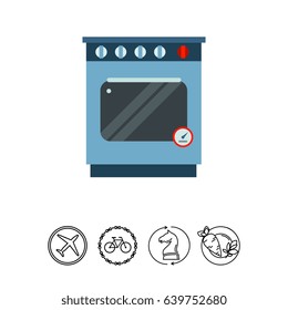 Cooker with oven