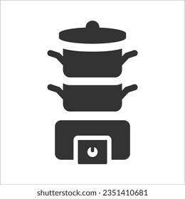 Cooker steamer icon, Vector Graphics