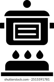 Design-Illustration für Cooker-Vektorsymbol