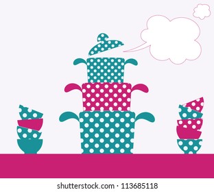 Cookery card / Vector illustration