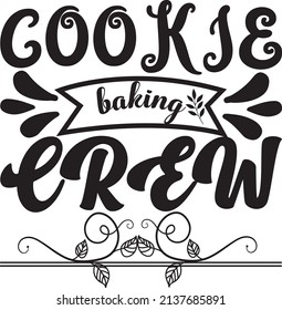 cookes baking evew t-shirt design vector file 