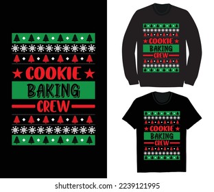 Cookie baking crew t-shrit design