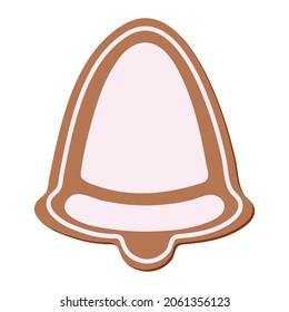 Cookie Bell Gingerbread Vector For Web, Presentation, Logo, Icon, Etc