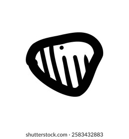 Cookie and biscuit doodle. Desserts, pastry, crackers, chocolate chip cookies in sketch style. Hand drawn vector illustration isolated on white background for your design