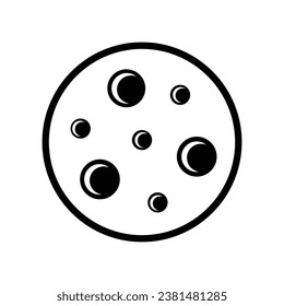 Cookie biscuit icon vector on trendy design