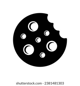 Cookie biscuit icon vector on trendy design