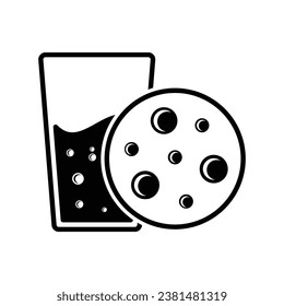 Cookie biscuit icon vector on trendy design