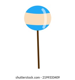 Cookie Cake Pop Icon Cartoon Vector. Candy Chocolate