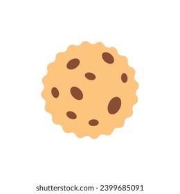 Cookie cartoon isolated. Vector illustration food