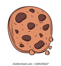 Cookie-Schokoladenkakao-Symbol einzeln