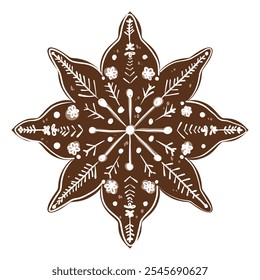 Cookie Christmas clip art, Gingerbread for decoration vector file